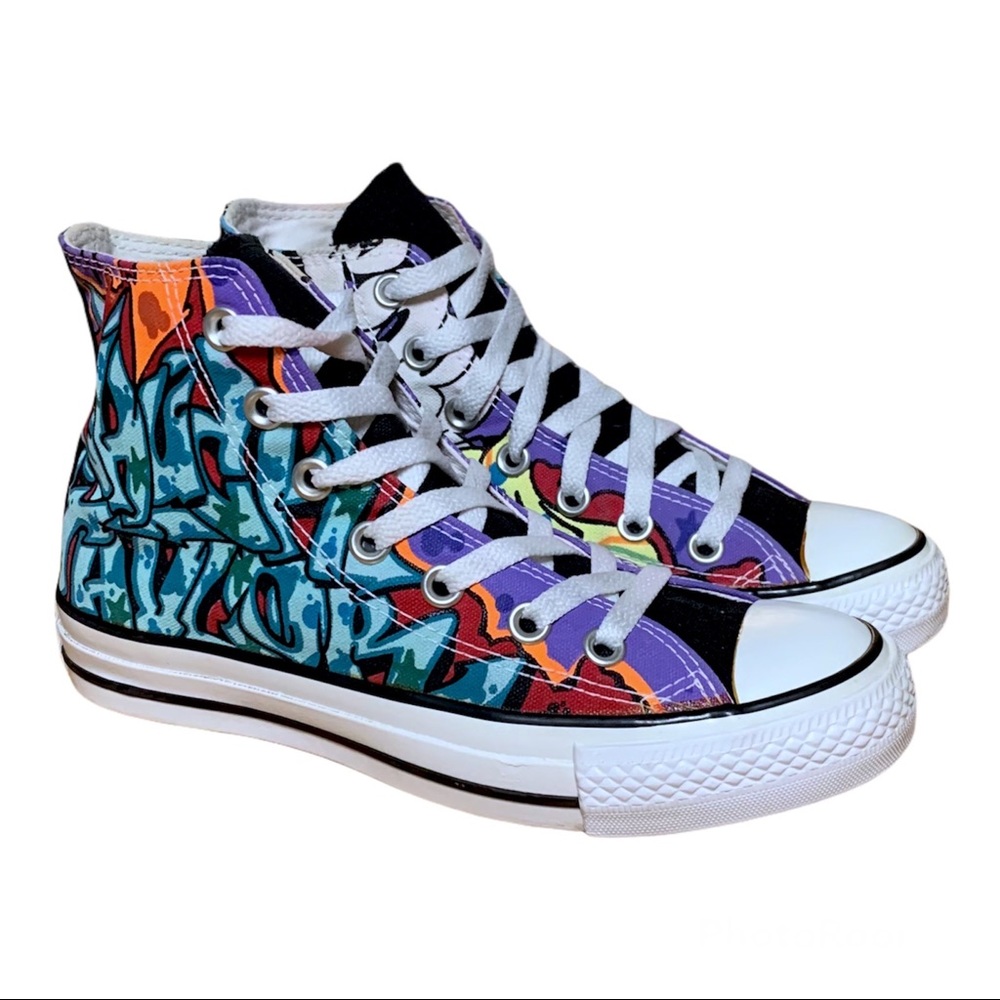Converse Men's 4 All Star Hi Graffiti Fashion Sneakers Women’s 6 | 7B050201